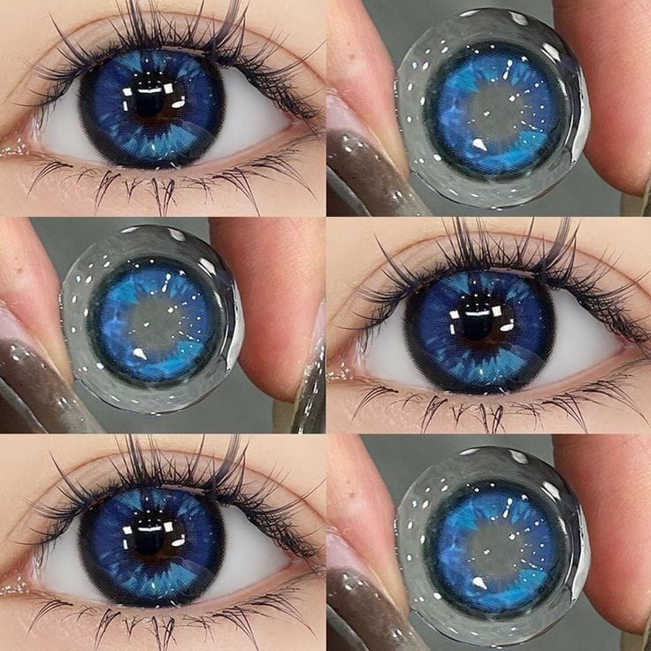 Bold Blue - Korean Lenses in Pakistan- LS-020